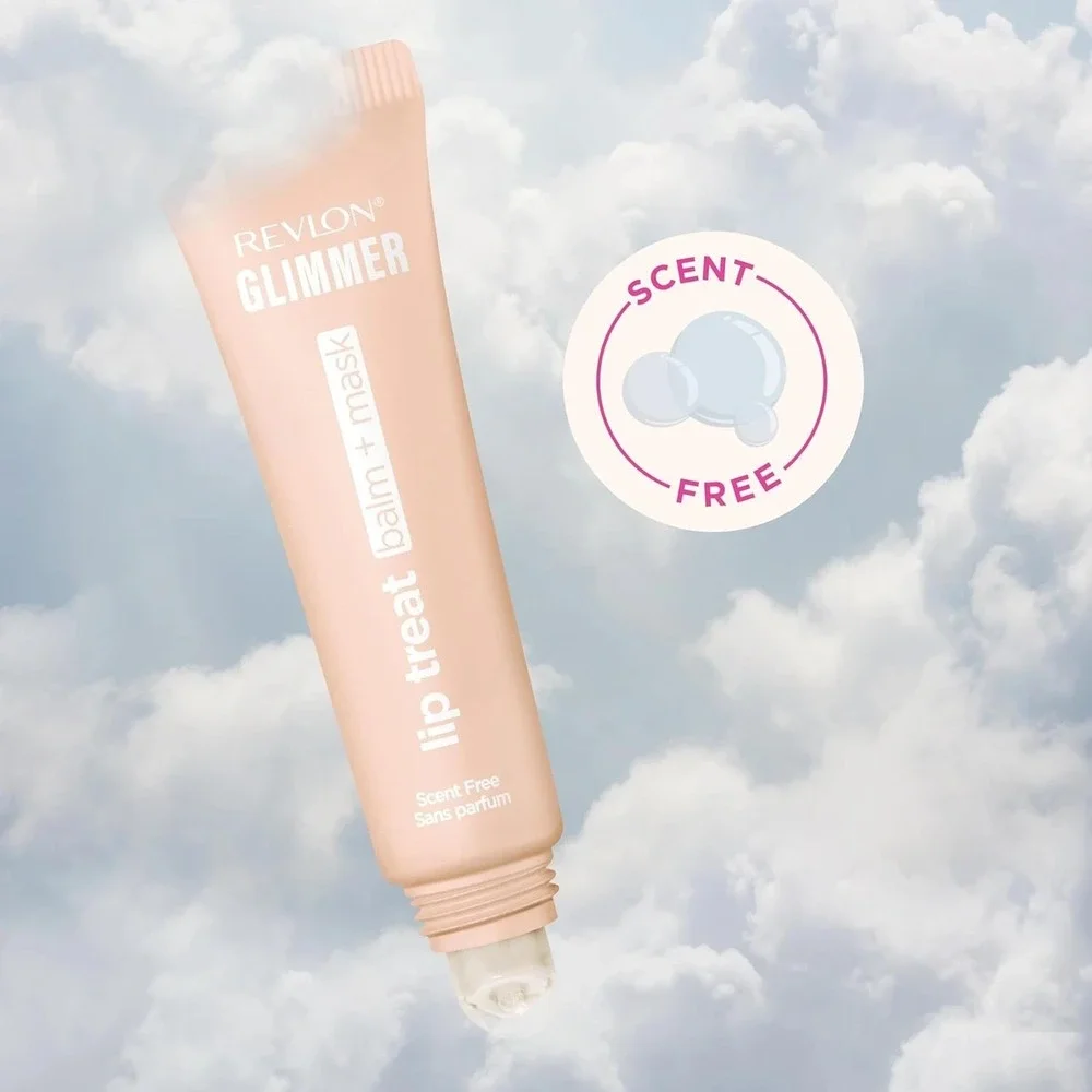 Glimmer Lip Treat Balm + Mask, Overnight Peptide Lip Treatment, Hydrating, 001 S